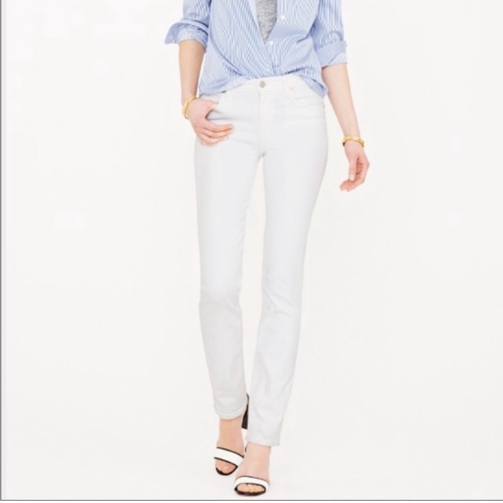 J Crew matchstick white jeans